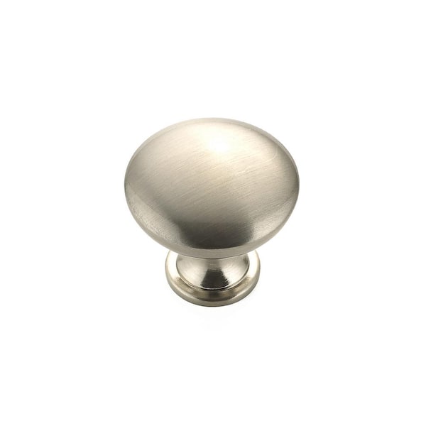Richelieu Hardware Copperfield Collection 1-3/16 in. (30 mm) Brushed Nickel Functional Cabinet Knob