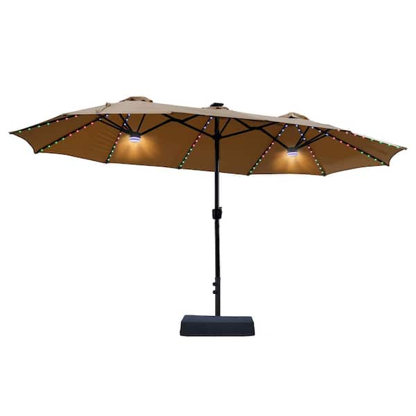 15 ft patio umbrella replacement canopy Yescom Umbrella Replacement Canopy 15x9ft 12-Rib Rectangle