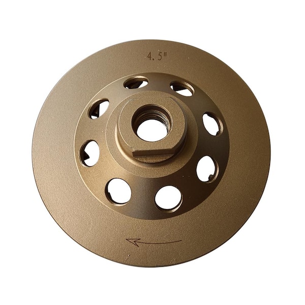 8 PIECE 4.5 inch Coarse Grinding Diamond Turbo Cup Wheel 5/8-11 Granite Concrete 