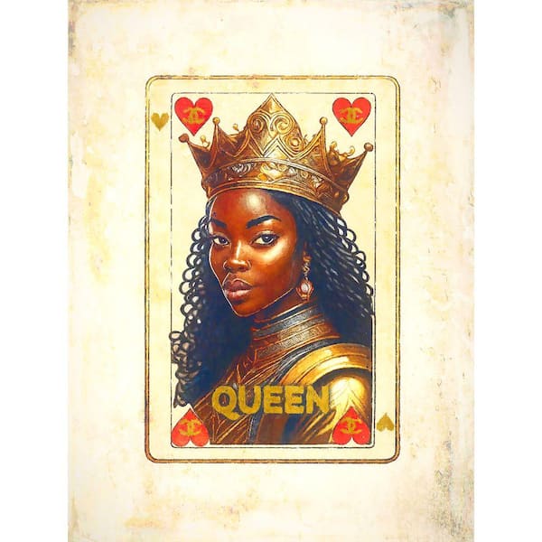 VENICE BEACH Collections Chanel Queen of Hearts Playing Card by