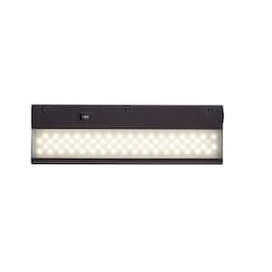 Signature 12 in. Hardwired or Plug-In Bronze LED Under Cabinet Light with High/Low Light Switch