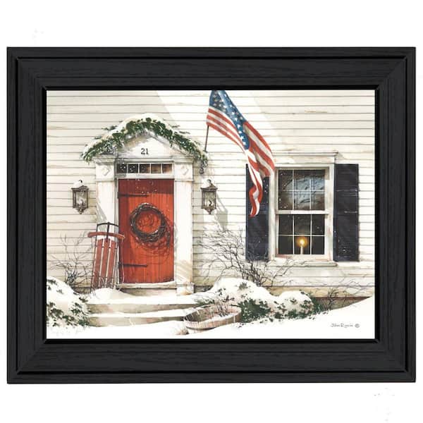 HomeRoots Charlie Main Street 1-Piece Framed Wall Art 14 in. x 18 in.