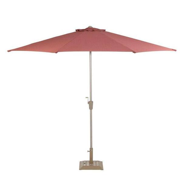 Unbranded 10 ft. Commercial Patio Umbrella in Rose-DISCONTINUED