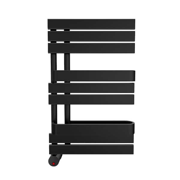 Mr. Steam Tribeca 19.9 (in.) Triple Wall-Mounted Electric Hardwire Towel Warmer in Matte Black