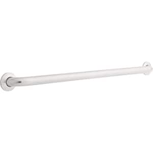 36 in. x 1-1/2 in. Concealed Screw Grab Bar in Peened and Bright Stainless Steel