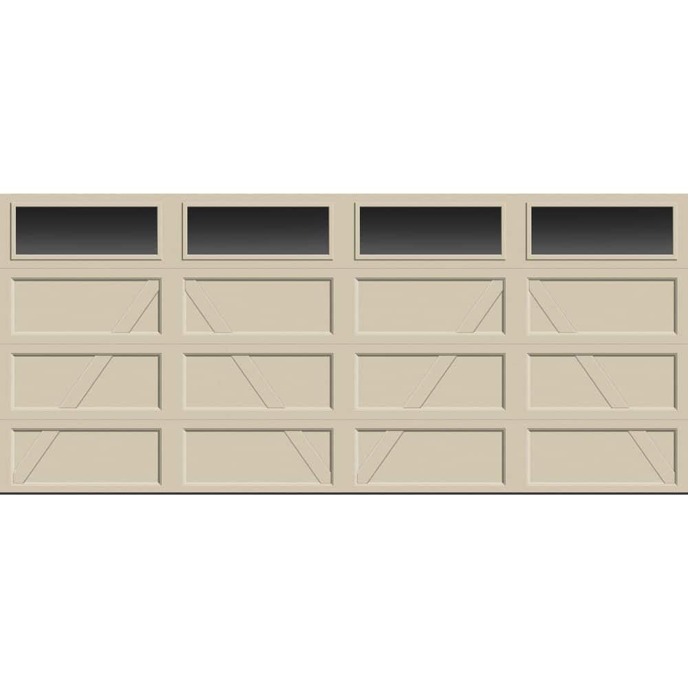 Clopay Bridgeport Steel Design A 16 ft. X 7 ft. Non-Insulated