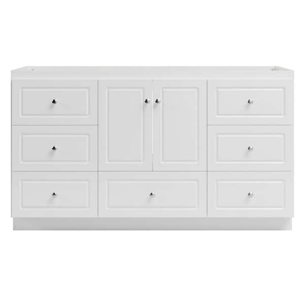 Simplicity by Strasser Ultraline 60 in. W x 21 in. D x 34.5 in. H Bath Vanity Cabinet without Top in Winterset
