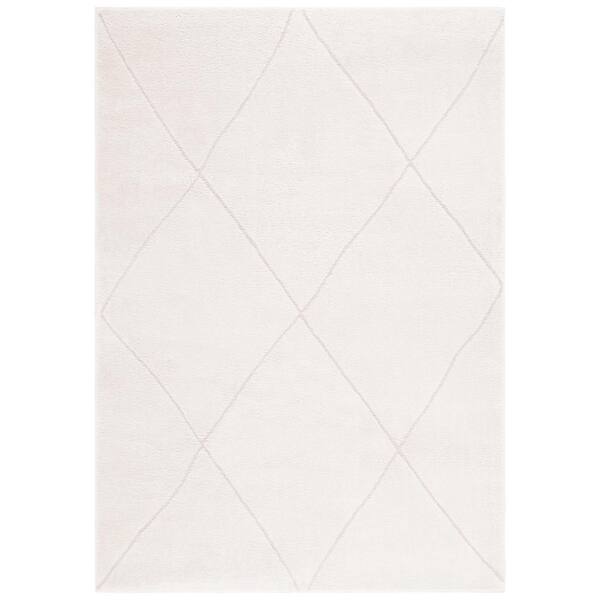 SAFAVIEH Melody Ivory/Beige 4 ft. x 6 ft. Oversized Diamond Area Rug