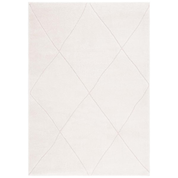 Melody Ivory/Beige 8 ft. x 10 ft. Oversized Diamond Area Rug