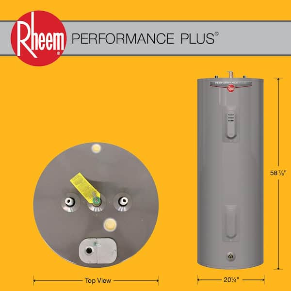 Rheem Performance Plus 50 Gal. 4500 Watt Elements Tall Electric