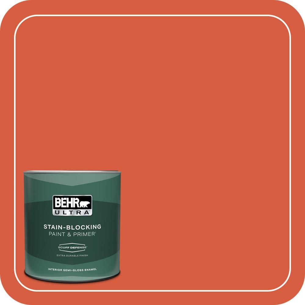 1 qt. #200B-7 Fireglow Extra Durable Semi-Gloss Enamel Interior Paint & Primer price history on PriceWatchPro
