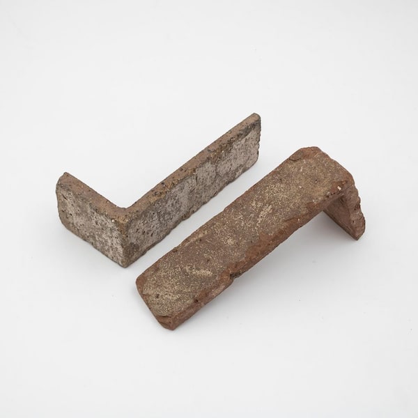 7.625 in. x 2.25 in. x 0.5 in. Cathedral Thin Brick Corner (Box of 25-Bricks)