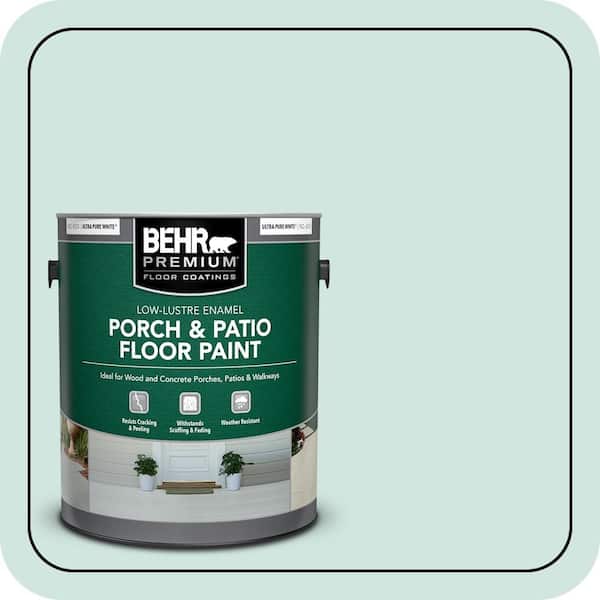 1 gal. Home Decorators Collection #HDC-CT-26A Seaglass Low-Lustre Enamel Interior/Exterior Porch and Patio Floor Paint