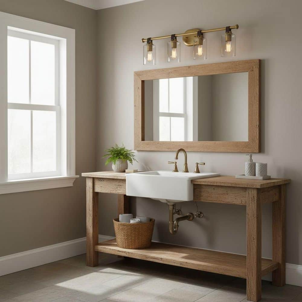 Halstead 32.0 in. 4-Light Heritage Brass Vanity Light price history on PriceWatchPro