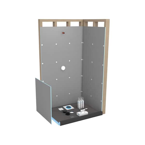 wedi Fundo Curbless 36 in. W x 60 in. L Shower Kit