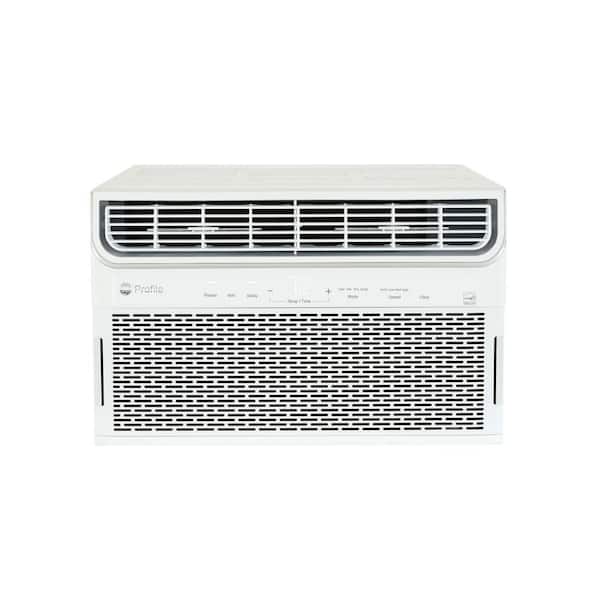 GE 13,500 BTU 115V Window Air Conditioner Cools 700 Sq. Ft. with Inverter, Wi-Fi, Remote and Quiet in White