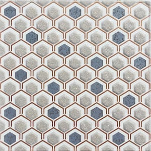 Modern 6 in. x 6 in. Textured Decorative Ceramic Wall Tile (36/case)