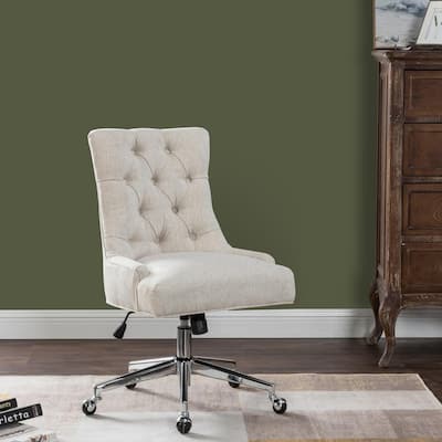Chaden Beige Upholstery Office Chair Task Chair