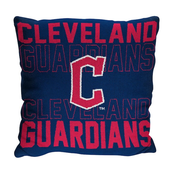 The Northwest Group MLB Guardians Multi-Color Stacked Pillow ...