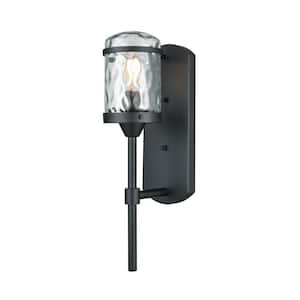 Terran Charcoal Outdoor Hardwired Wall Sconce with No Bulbs Included