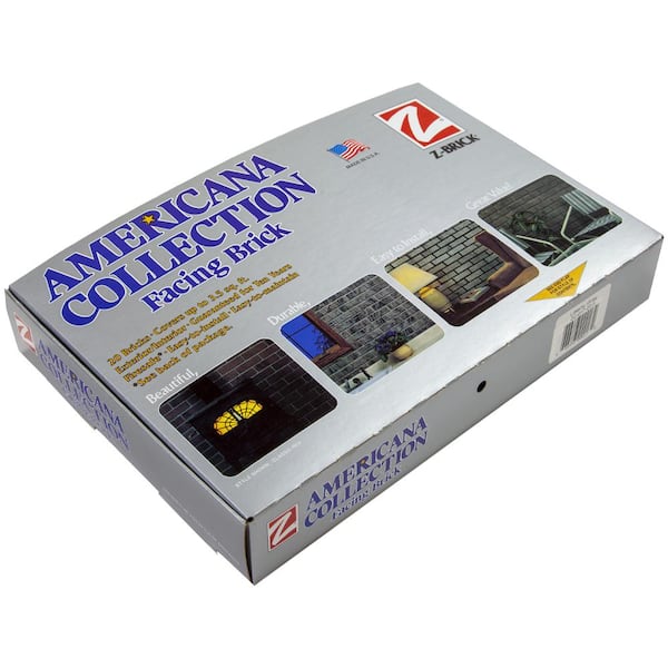 Z-BRICK 8 in. x 2.25 in. x 0.44 in. Concrete Americana Liberty