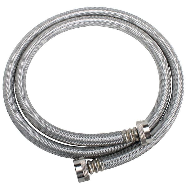 Speakman 3/4 in. Hose x 3/4 in. Hose x 60 in. Washing Machine Connector, Stainless Steel