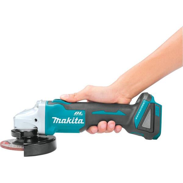 Makita 18V LXT Brushless 4 1 2 in. 5 in. Cut Off Angle Grinder with bonus 18V LXT Brushless 5 7 8 in. Metal Cutting Saw XAG04Z XSC04Z The Home Depot