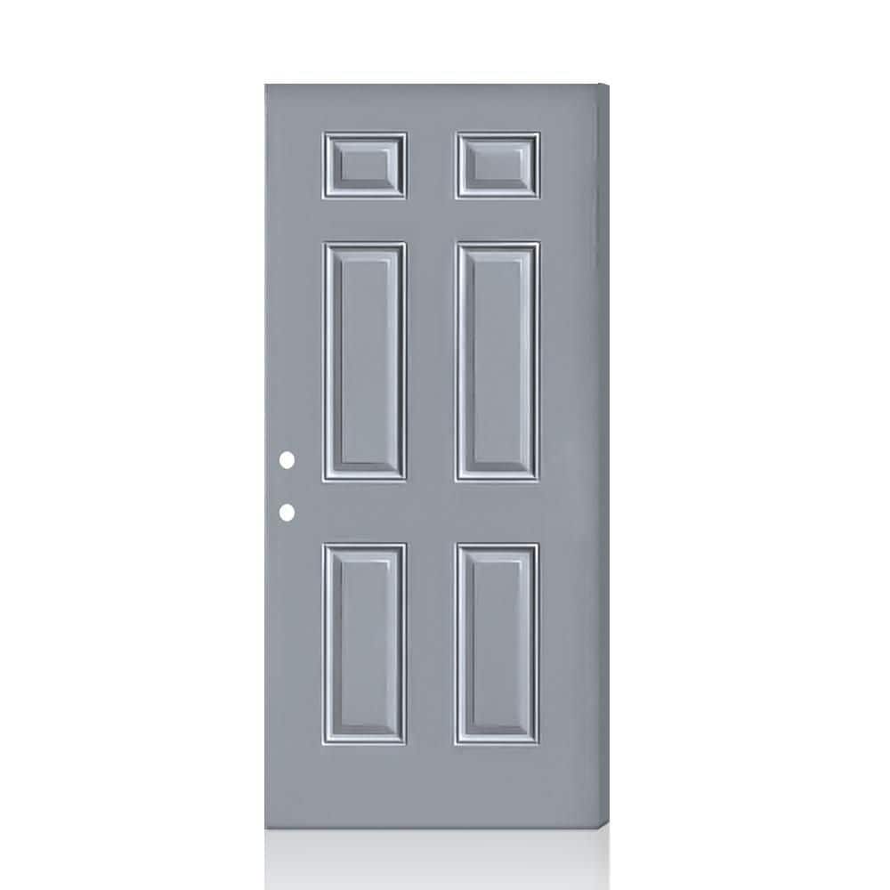 CALHOME 36 in. x 80 in. Universal/Reversible Premium 6-Panel Light