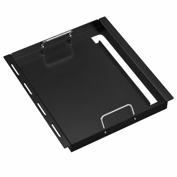 19.6 in. x 17.4 in. Black Carbon Steel Flat Top Griddle Plate Ceramic Coated for Gas Grill Cooktop Compatibility