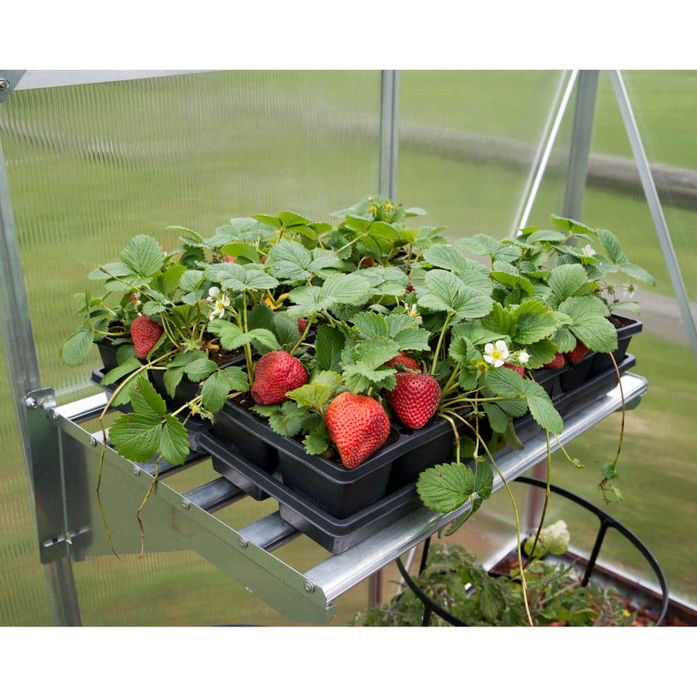 Heavy Duty Aluminum Greenhouse Shelf Kit, 24.5" x 16.5"