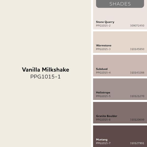 Glidden Premium 1 gal. PPG1015-1 Vanilla Milkshake Eggshell