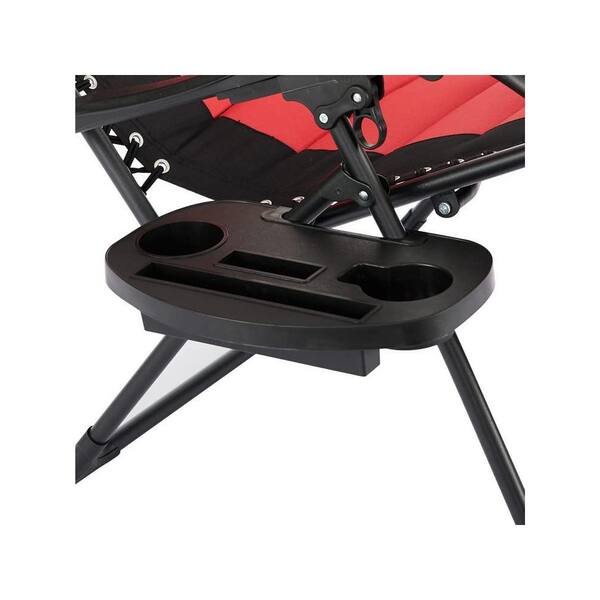 Portable Lounge Chair with Leg Rest in Red PF-CH369-RD - The Home Depot