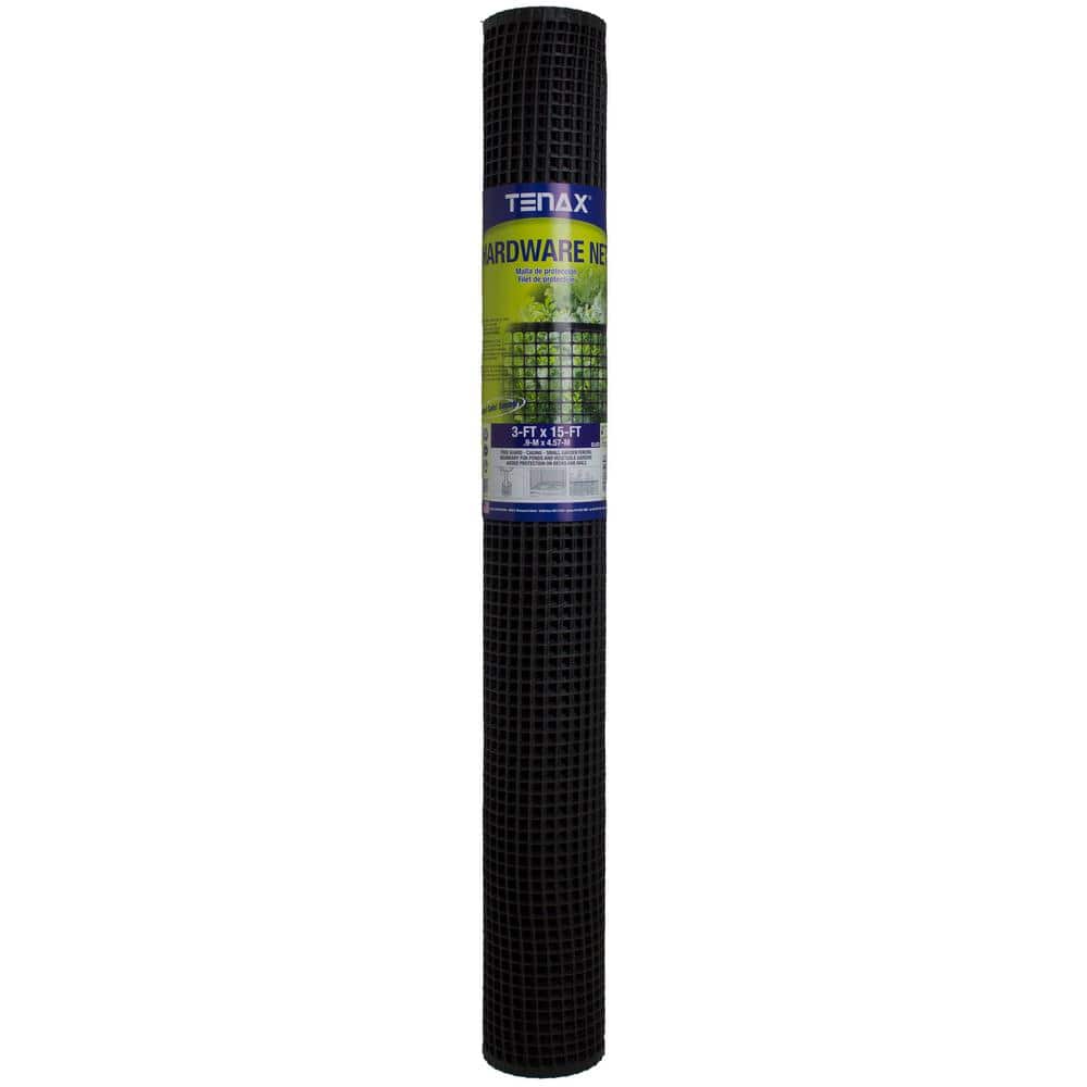 Drop Net Black PVC Mesh 10X25 - Safety Supplies Unlimited