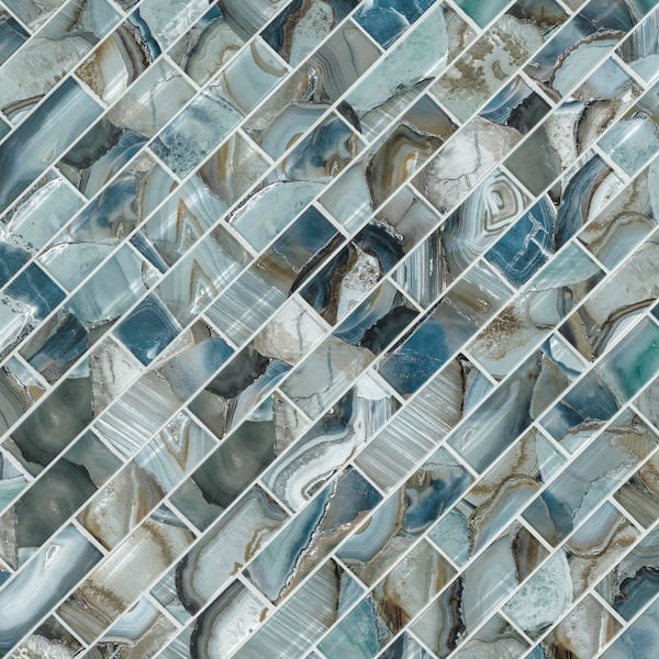 MSI - Night Sky Subway 12 in. x 12 in. x 0.31 in. Glass Mesh-Mounted Mosaic Wall Tile (1 sq. ft./Each)