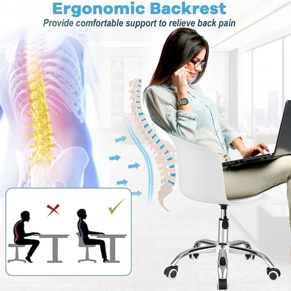 Office chairs without backrest, Ergonomic chairs