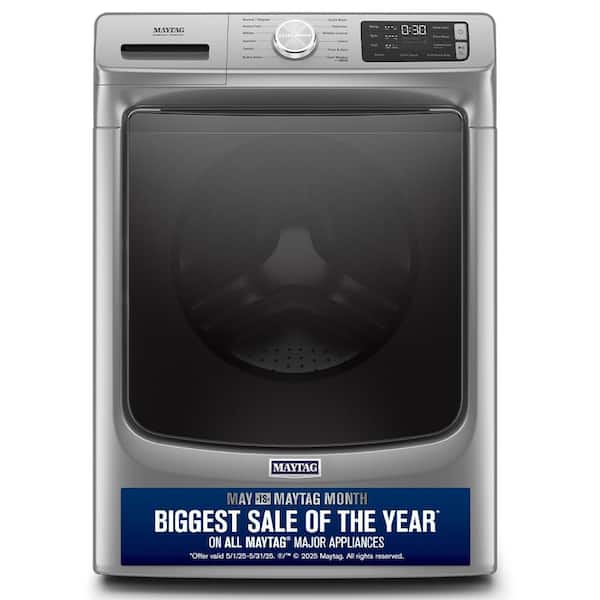 4.8 cu. ft. Metallic Slate Stackable Front Load Washing Machine with Steam and 16-Hour Fresh Hold Option, ENERGY STAR