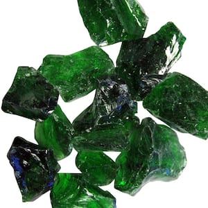 0.75 in. Green Recycled Fire Glass
