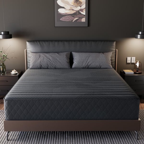 LIBORIA Anti Static Comfortable Queen Breathable Hybrid Medium Memory Foam 10 in. Bed-in-a-Box Mattress