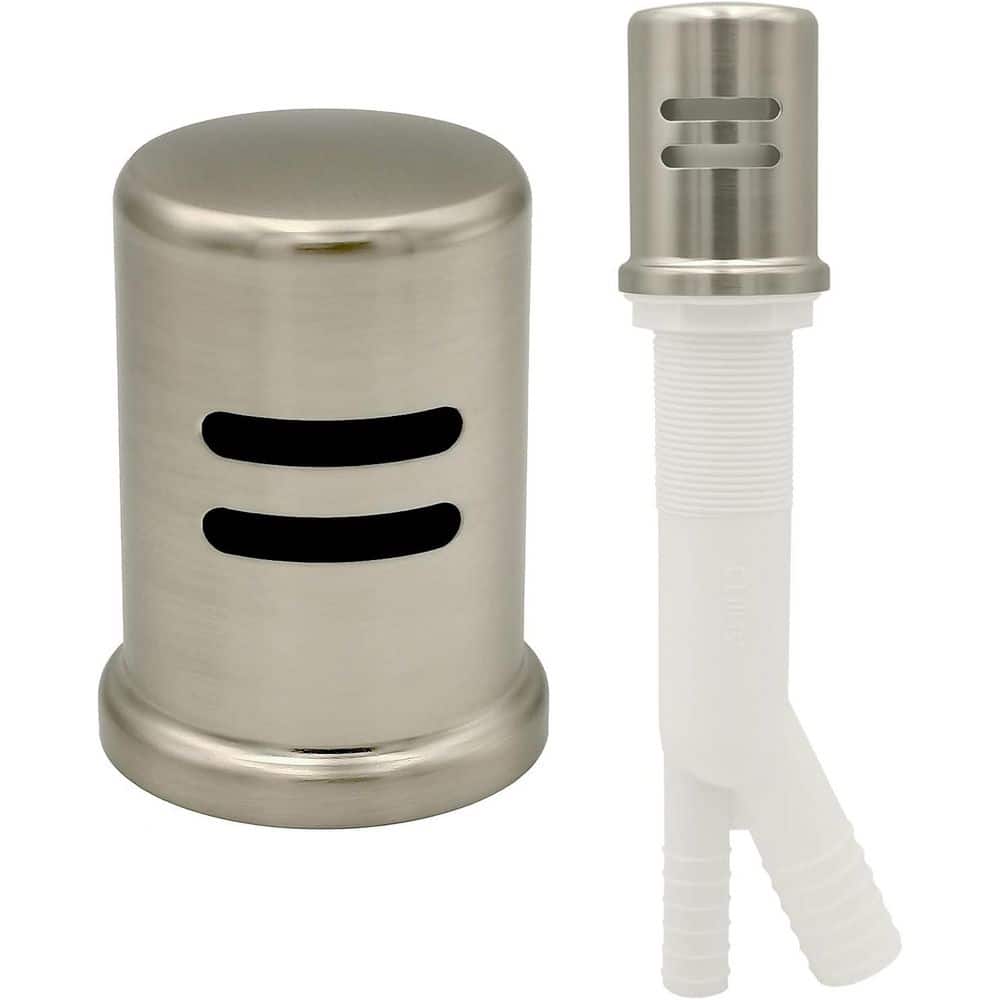 1-Pack Universal Dishwasher Air Gap Kit with Solid Brass Cap, Replacement Air Gap Cover and Escutcheon, Satin Nickel price history on PriceWatchPro