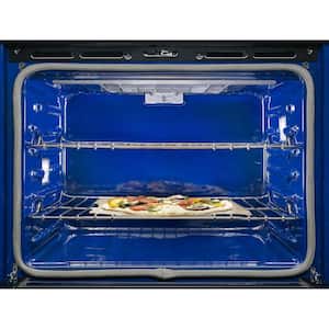 27 in. Double Electric Wall Oven Self-Cleaning in Stainless Steel