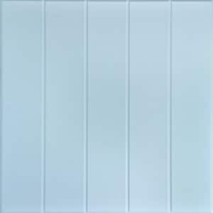 Bead Board 1.6 ft. x 1.6 ft. Polystyrene Glue-up Ceiling Tile (Set of 48) A La Maison Ceilings Color: Ultra Pure White