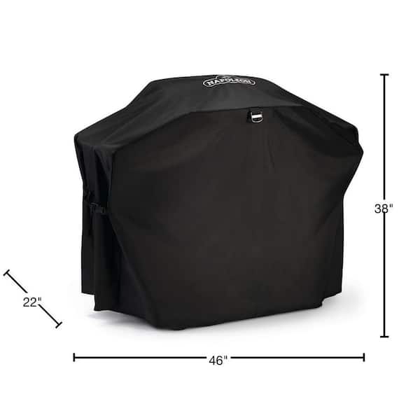 TravelQ 285X 1-Burner Scissor Grill Cart Cover in Black