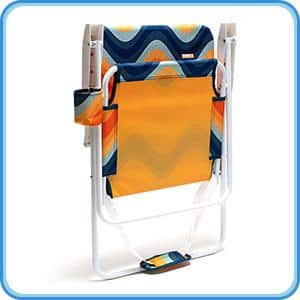 ITOPFOX Portable Foldable Orange Wave Oxford Cloth and Steel