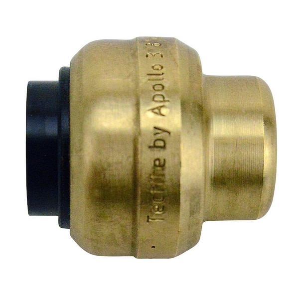 Tectite 3/8 in. Brass Push-To-Connect Cap