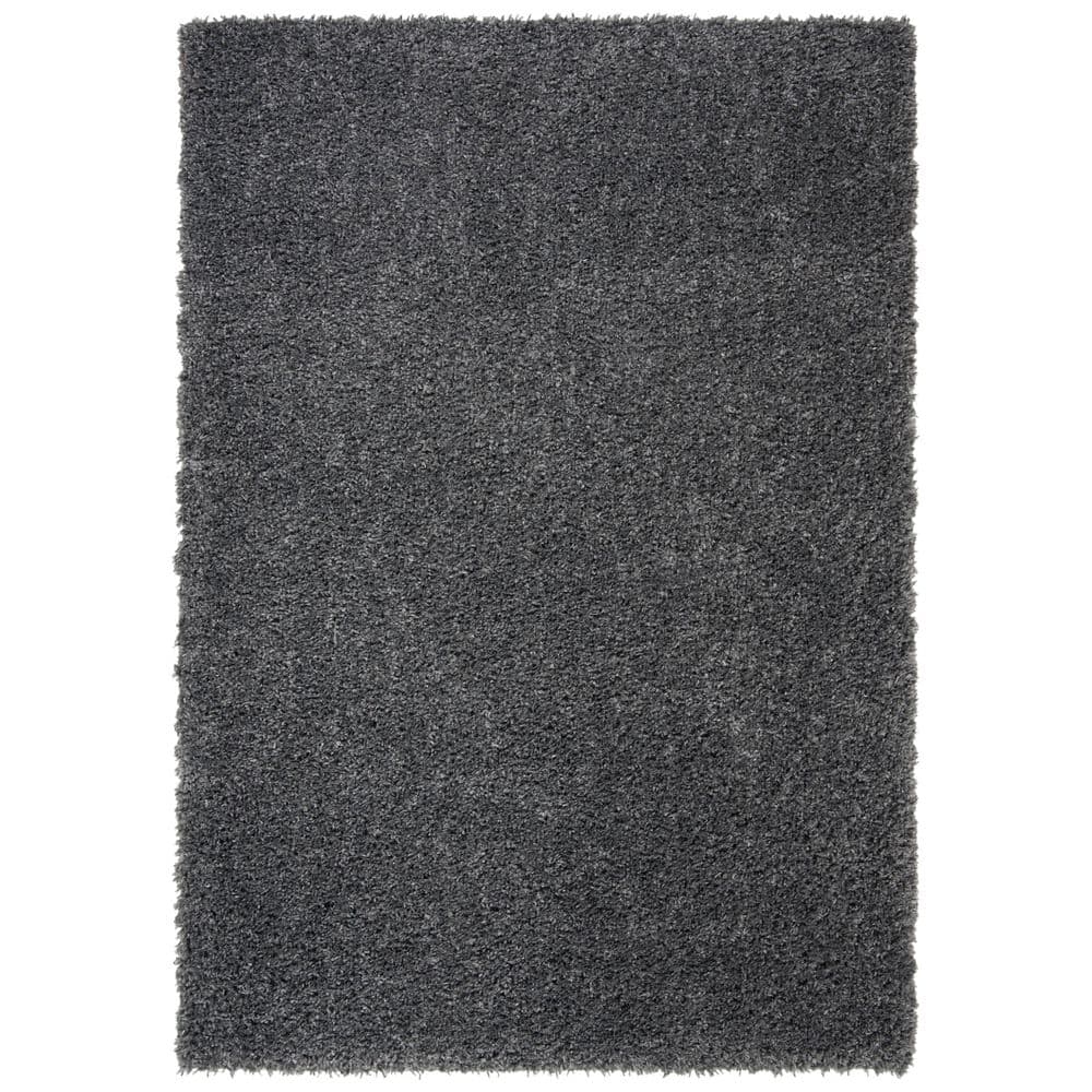 August Shag Charcoal 8 ft. x 10 ft. Solid Area Rug price history on PriceWatchPro