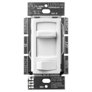 VIRIBRIGHT Push ON/OFF Switch Rotary Light Dimmer Universal LED Dimmer WHITE 