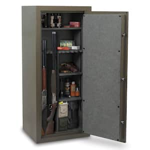 Journey 30-Gun Electronic Lock Gun Safe, OD Green Textured Gloss Finish