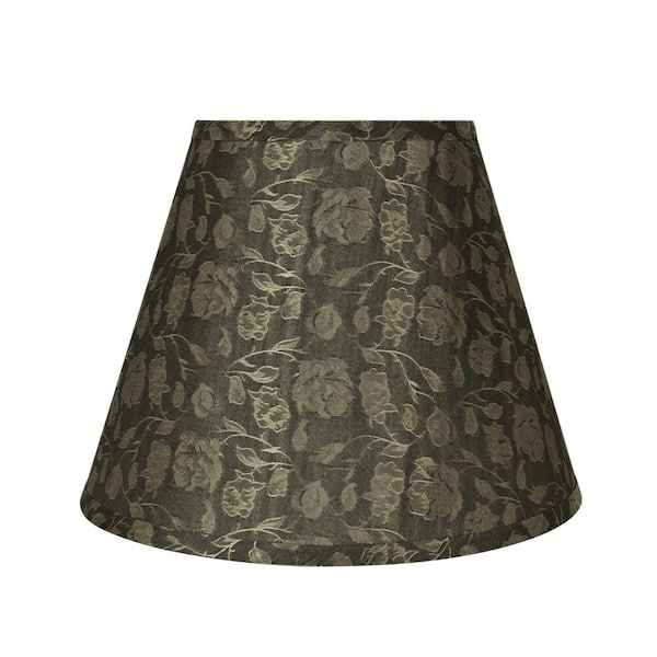 Aspen Creative Corporation 9 in. x 7 in. Light Brown Hardback Empire Lamp Shade