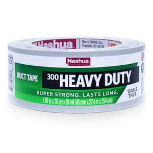 1.89 in. x 30 yd. 300 Heavy-Duty Duct Tape in Silver Air Duct Accessory