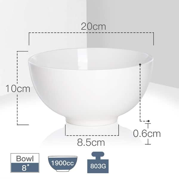 MALACASA Serving Bowls, 114 OZ(10) Extra Large Salad